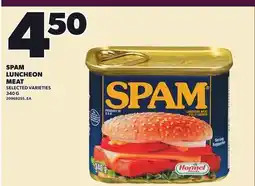 Loblaws SPAM LUNCHEON MEAT offer