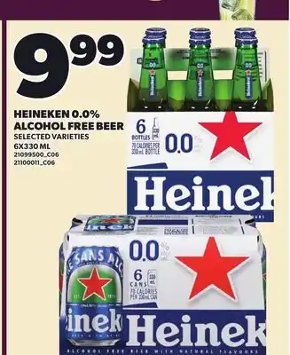 Loblaws HEINEKEN 0.0% ALCOHOL FREE BEER offer