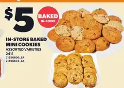 Loblaws IN-STORE BAKED MINI COOKIES, 24'S offer