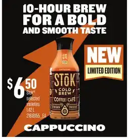 Loblaws STOK COLD BREW COFFEE CAFE offer