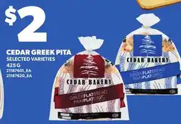 Loblaws CEDAR GREEK PITA offer