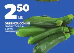 Loblaws GREEN ZUCCHINI offer