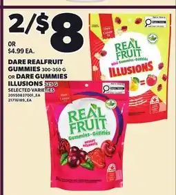 Loblaws DARE REALFRUIT GUMMIES 300-350 G OR DARE GUMMIES ILLUSIONS 395 G offer