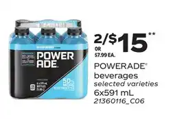Loblaws POWERADE BEVERAGES offer