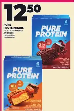 Loblaws PURE PROTEIN BARS offer