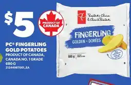 Loblaws PC FINGERLING GOLD POTATOES offer