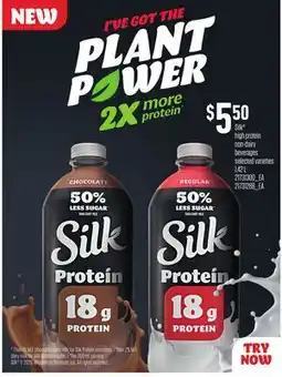Loblaws SILK HIGH PROTEIN NON-DAIRY BEVERAGES offer