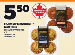 Loblaws FARMER'S MARKET MUFFINS, 4'S offer