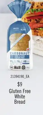 Loblaws GLUTEN FREE WHITE BREAD offer