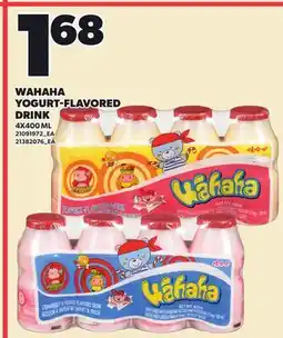 Loblaws WAHAHA YOGURT-FLAVORED DRINK offer