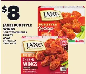 Loblaws JANES PUB STYLE WINGS offer