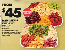 Loblaws PARTY PLATTERS, 850 G - 2.6 KG offer