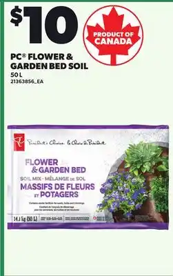 Loblaws PC FLOWER & GARDEN BED SOIL offer