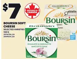 Loblaws BOURSIN SOFT CHEESE offer