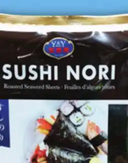 Food Basics V&V SUSHI NORI 28 G LUCKY ME INSTANT NOODLES 6 X 60 G MEKONG SOY OR OYSTER SAUCE 500 ML offer