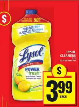 Food Basics LYSOL CLEANERS offer
