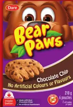 Food Basics Bear Paws Chocolate Chip offer