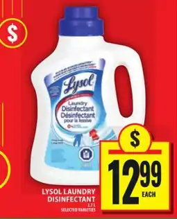Food Basics LYSOL LAUNDRY DISINFECTANT offer