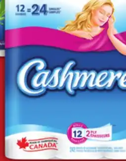Food Basics CASHMERE BATHROOM TISSUE OR SPONGE TOWELS OR ULTRA PAPER TOWEL OR SCOTTIES FACIAL TISSUE offer