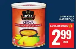 Food Basics DIVYA KESAR MANGO PULP offer