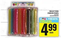 Food Basics SELECTION FREEZE POPS offer