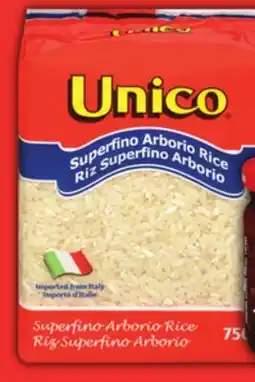 Food Basics UNICO ARBORIO RICE OR SUNDRIED TOMATOES offer