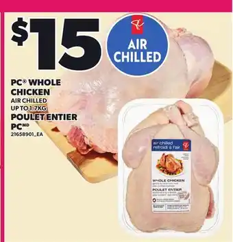 Independent Grocer PC WHOLE CHICKEN, UP TO offer
