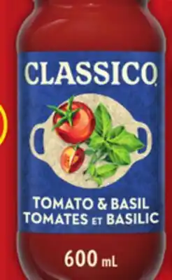 Food Basics CLASSICO CLASSIC PASTA SAUCES offer