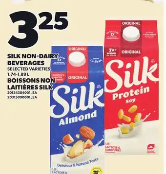 Independent Grocer SILK NON-DAIRY BEVERAGES offer
