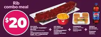 Independent Grocer RIB COMBO MEAL offer