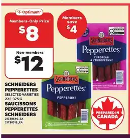 Independent Grocer SCHNEIDERS PEPPERETTES offer