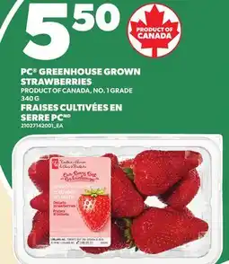 Independent Grocer PC GREENHOUSE GROWN STRAWBERRIES offer