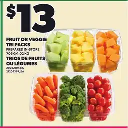 Independent Grocer FRUIT OR VEGGIE TRI PACKS, 706 G-1.02 KG offer