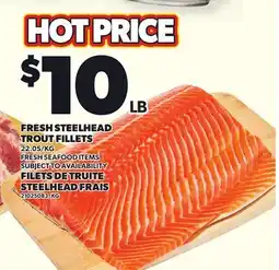 Independent Grocer FRESH STEELHEAD TROUT FILLETS offer