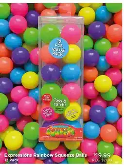 Showcase Expressions Rainbow Squeeze Balls offer
