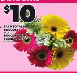 Independent Grocer FARM TO TABLE BOUQUET offer