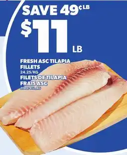 Independent Grocer FRESH ASC TILAPIA FILLETS offer