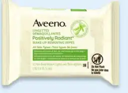 Walmart Aveeno makeup removing wipes offer