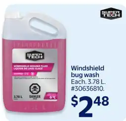 Walmart Windshield bug wash offer