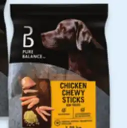 Walmart Pure Balance beef tender strips 600 g or chicken chewy sticks 1.25 kg offer