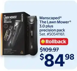 Walmart Manscaped The Lawn Mower 3.0 plus precision pack offer
