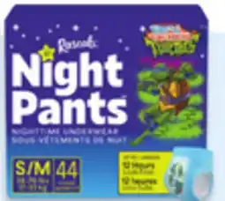 Walmart Rascals Night Pants nighttime underwear offer