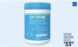 Walmart Vital Proteins unflavoured bovine collagen peptides powder offer