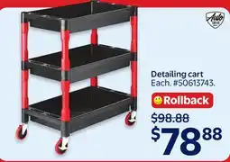 Walmart Detailing cart offer