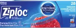Walmart Ziploc freezer bags offer