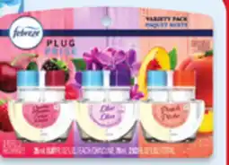 Walmart Febreze PLUG air freshener starter kit or scented oil refills 3-pack offer