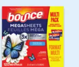 Walmart Bounce dryer sheets 120s 200s offer