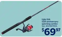 Walmart Ugly Stik 50th anniversary spinning combo offer