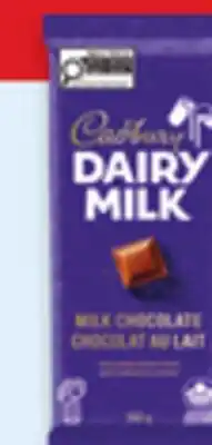 Walmart Cadbury Dairy milk sharing size bars offer