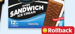 Walmart Chapman's Super sandwich novelties offer